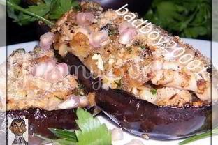 Баклажаны с мясной начинкой