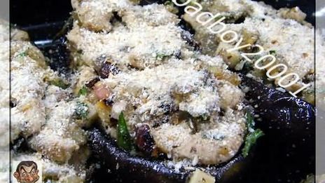 баклажаны с мясной начинкой