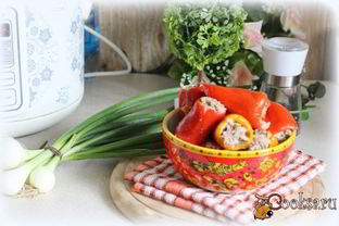 Фаршированные мини-перцы в мультиварке