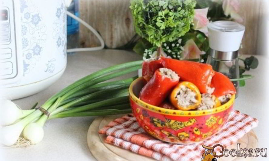 Рецепт фаршированных мини-перцев в мультиварке