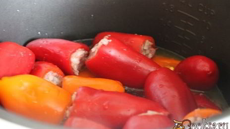 фаршированные мини-перцы в мультиварке