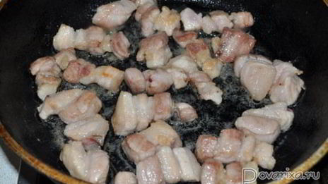 фасоль с мясом в томате