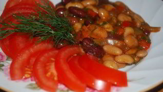 Фасоль в томате
