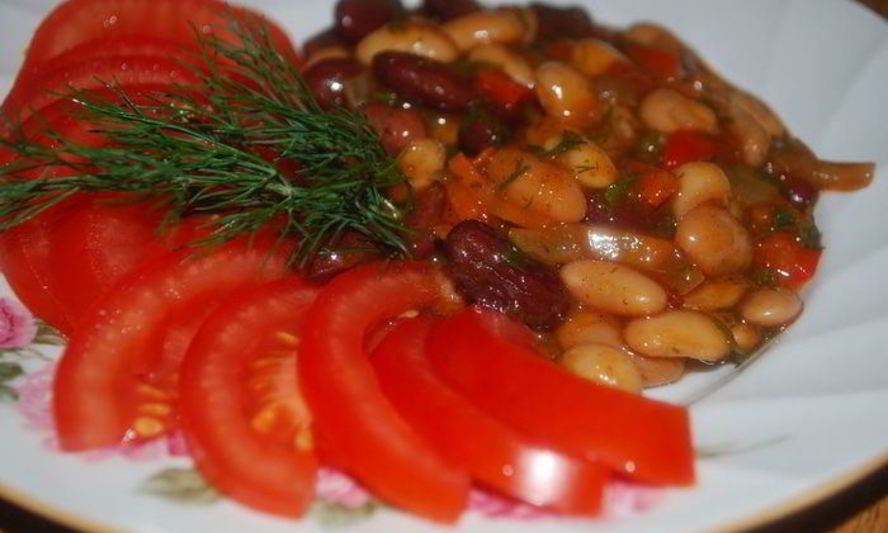 Рецепт фасоли в томате