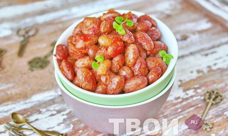 Рецепт фасоли в томатном соусе