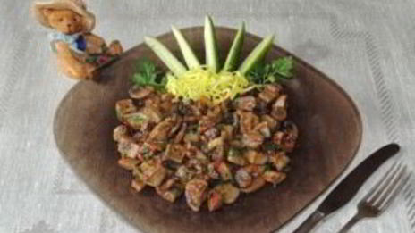 грибные баклажаны