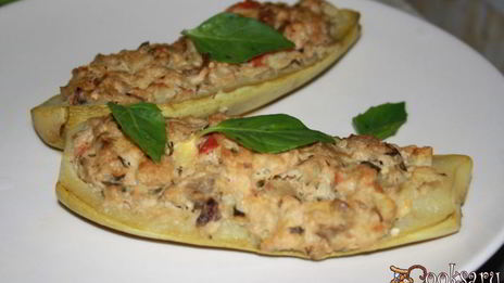 кабачки с сочной начинкой