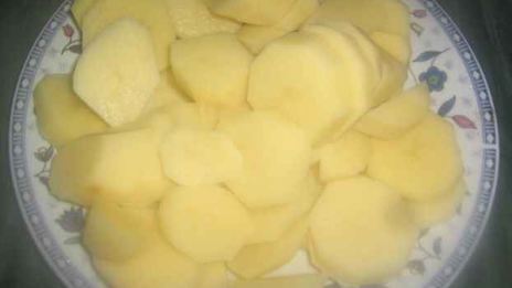 картофель тушеный с перцем