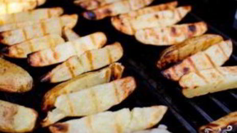 картошка на гриле