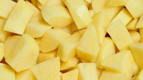 картошка, тушенная с курицей