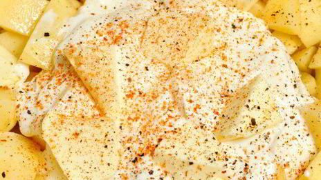 картошка, тушенная с курицей