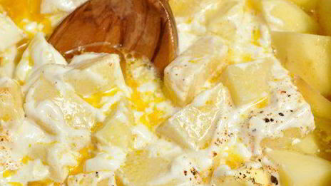 картошка, тушенная с курицей