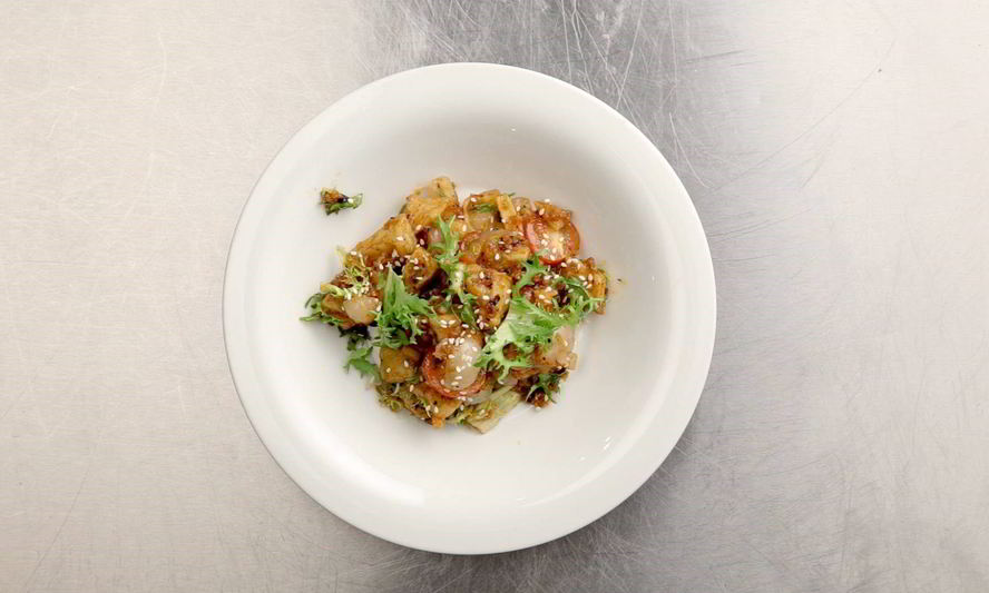 Рецепт хрустящих баклажанов в сладком соусе хо