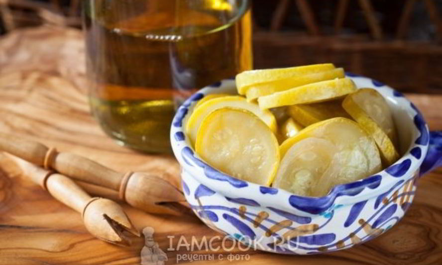 Рецепт кисла-сладких кабачки