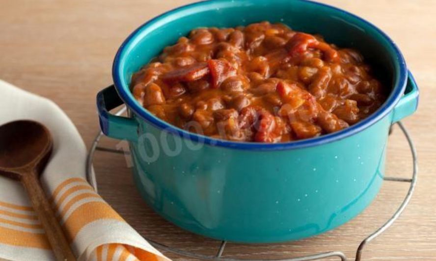 Рецепт красной фасоли запеченной