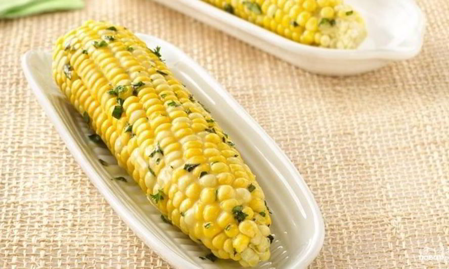 Рецепт кукурузы, запеченной в рукаве