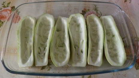 молоденькие фаршированные кабачки