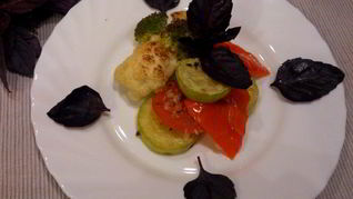 Овощи на гриле в духовке