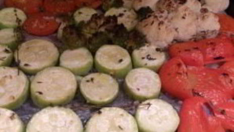 овощи на гриле в духовке