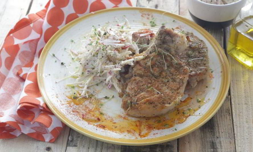 Рецепт ремулада из яблок и редиса к мясу на гриле