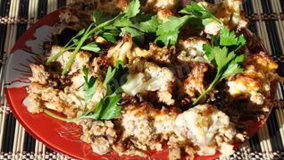 Цветная капуста с сыром и виски