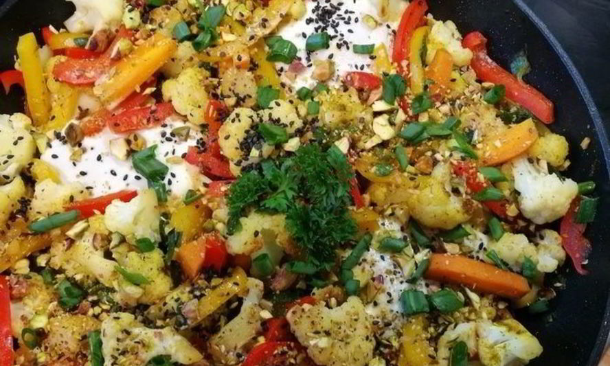 Рецепт цветной капусты с яйцами