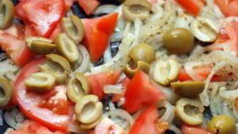 тушеная фасоль с курицей