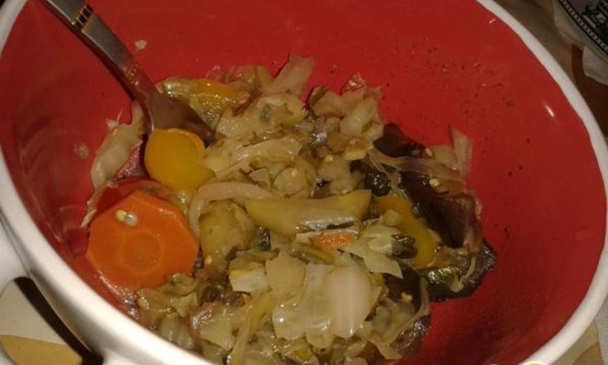 Рецепт тушеных овощей летнее настроение