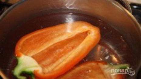 запеченный перец с грибами