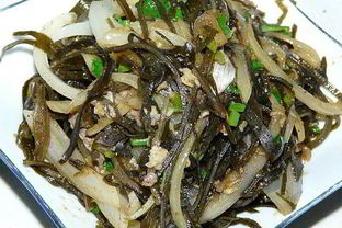 Жареная морская капуста