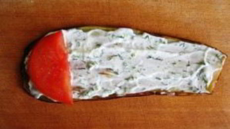 жареные баклажаны с сыром и чесноком