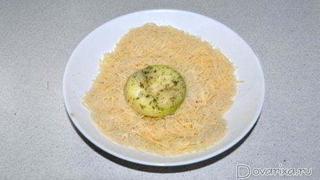 жареные кабачки в сырной панировке