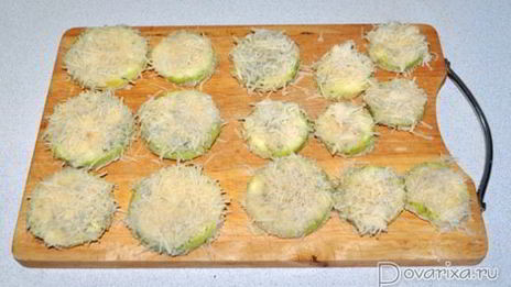 жареные кабачки в сырной панировке