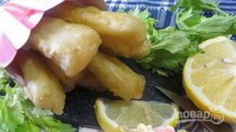 жареные стебли сельдерея