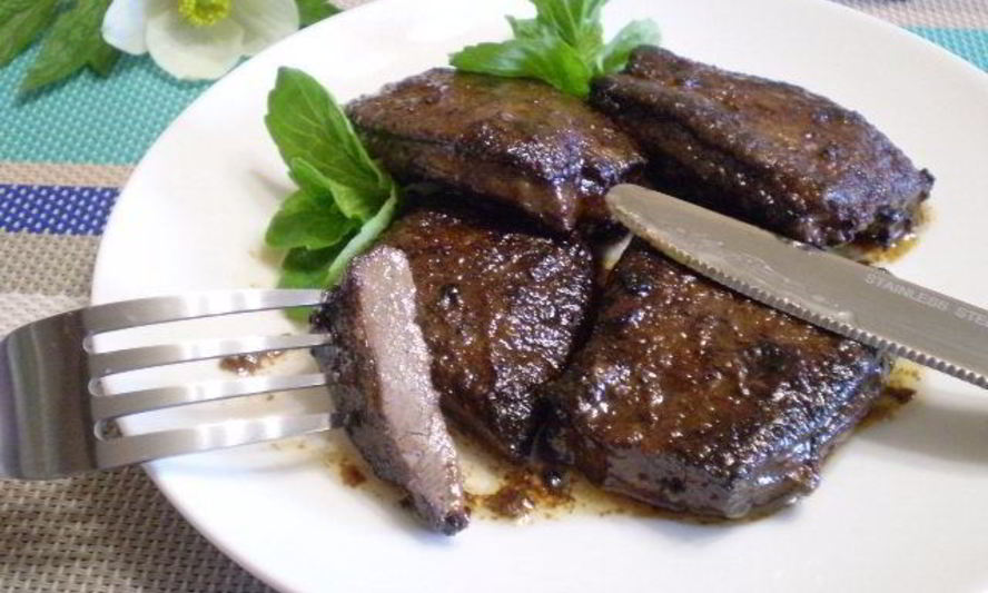 Рецепт говяжьей печени жареной