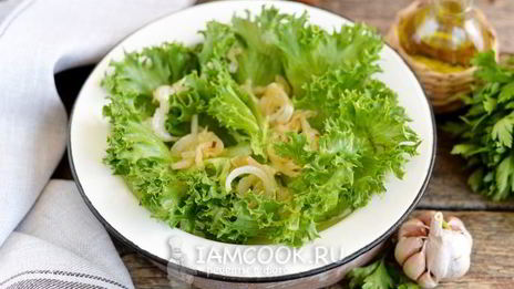 индюшиная печень с персиками