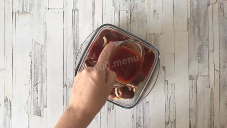 куриная печень в духовке запеченная с луком и чесноком