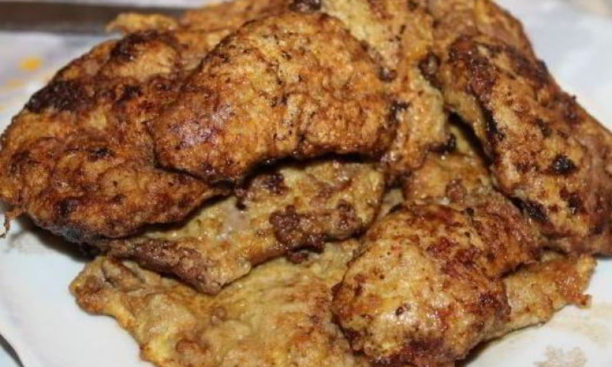 Рецепт отбивных из печени свиной