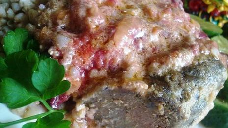 печень говяжья в имбирно-сливовом соусе