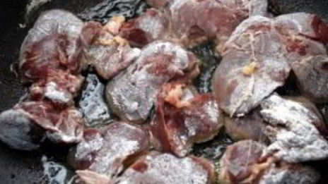 печень с баклажанами