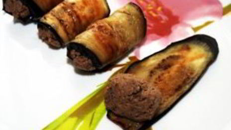 печень с баклажанами