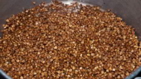 печень с гречкой