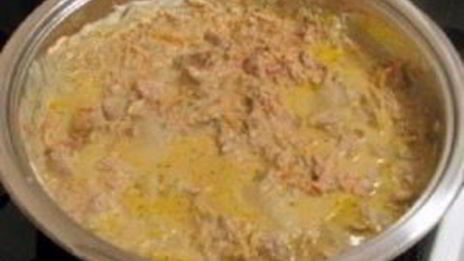 печень с картофелем в горшочке