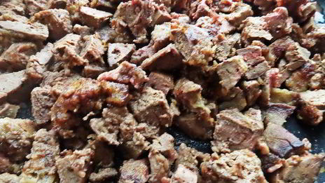 печенка в рыжей шубке