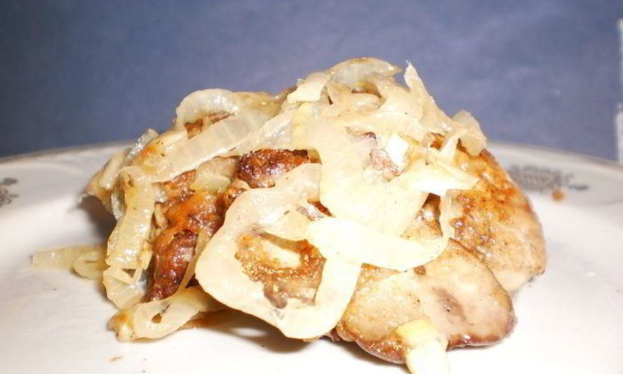 Рецепт свиной печени