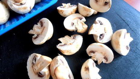 воскресное мясное кольцо с печенью и грибами