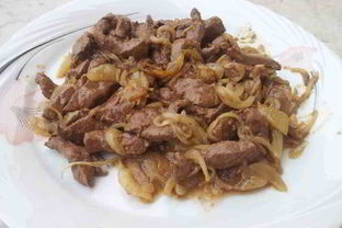 Жареная говяжья печень