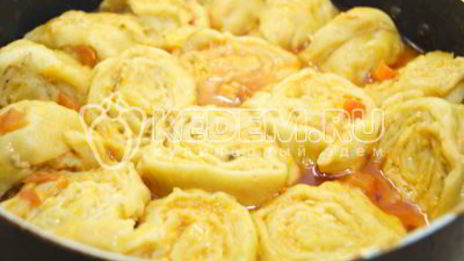 ленивые пельмени с курицей грузины