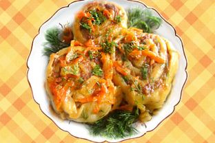 Ленивые пельмени с тыквой и фаршем