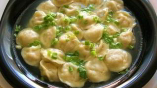 Пельмени из баранины с луком по-татарски